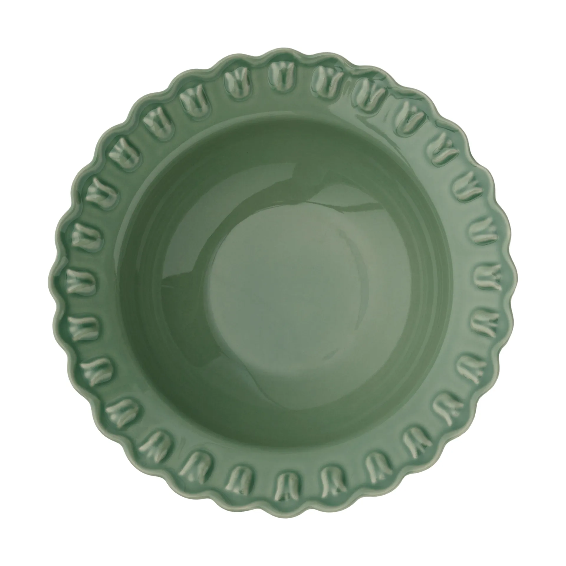 Assiette creuse Tulipa small Ø17 cm, 2 pièces, Verona green PotteryJo