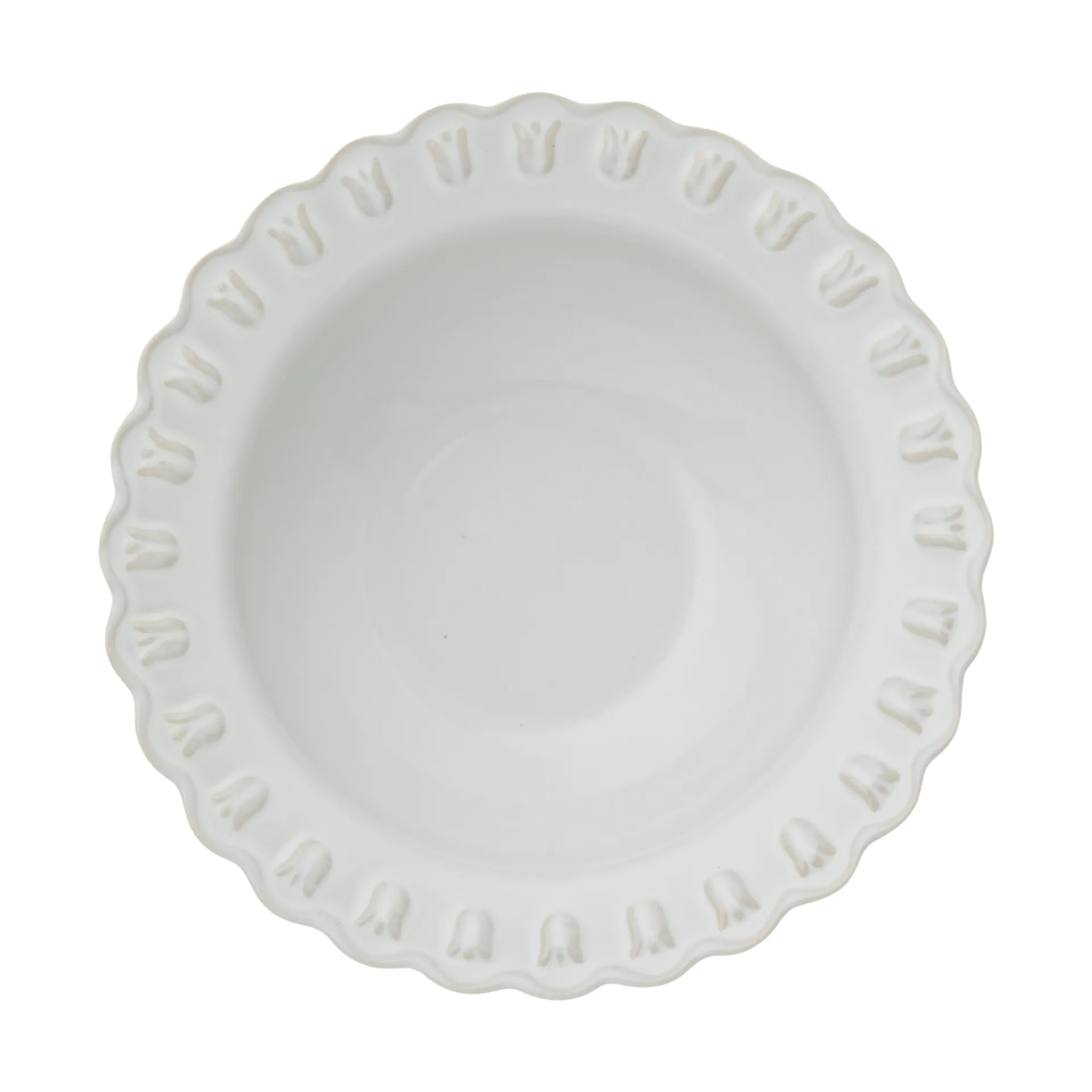 Assiette creuse Tulipa small Ø17 cm, 2 pièces, White PotteryJo