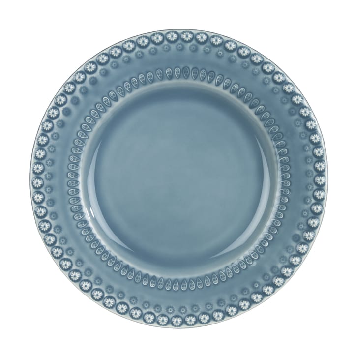 Assiette Daisy Ø 29 cm - bleu poussiéreux - PotteryJo