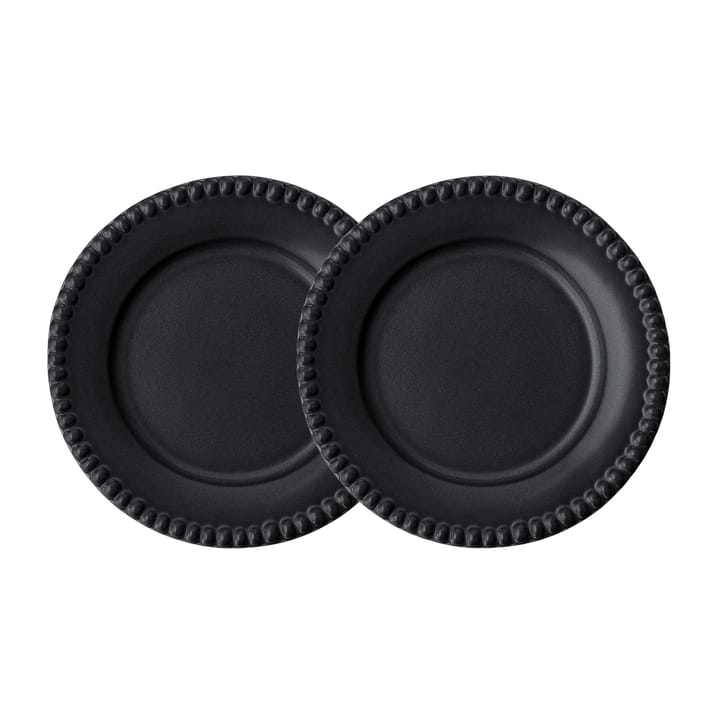 Assiette Daria Ø22 cm Lot de 2 - Ink black - PotteryJo