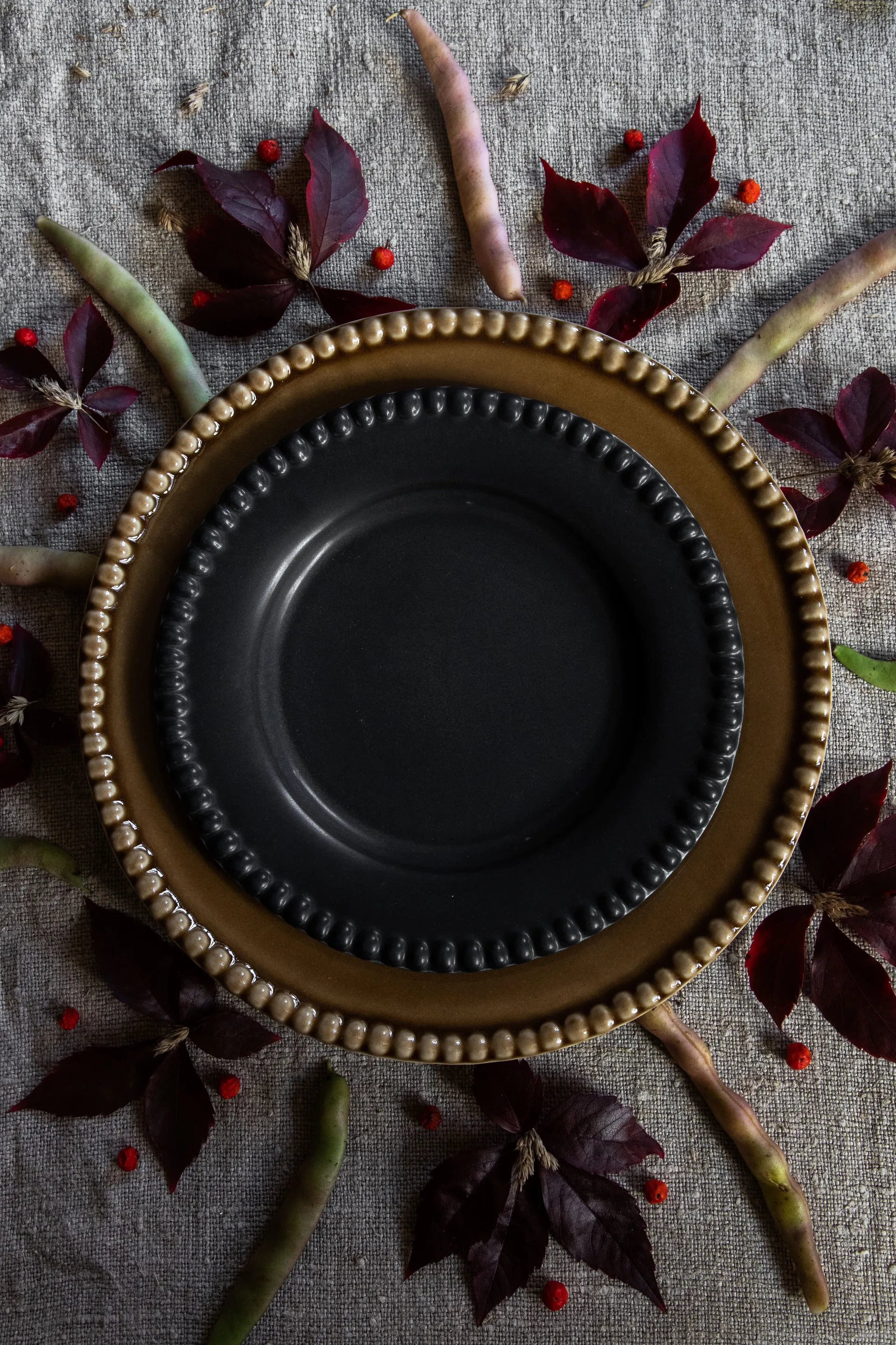 Assiette Daria Ø22 cm Lot de 2, Ink black PotteryJo