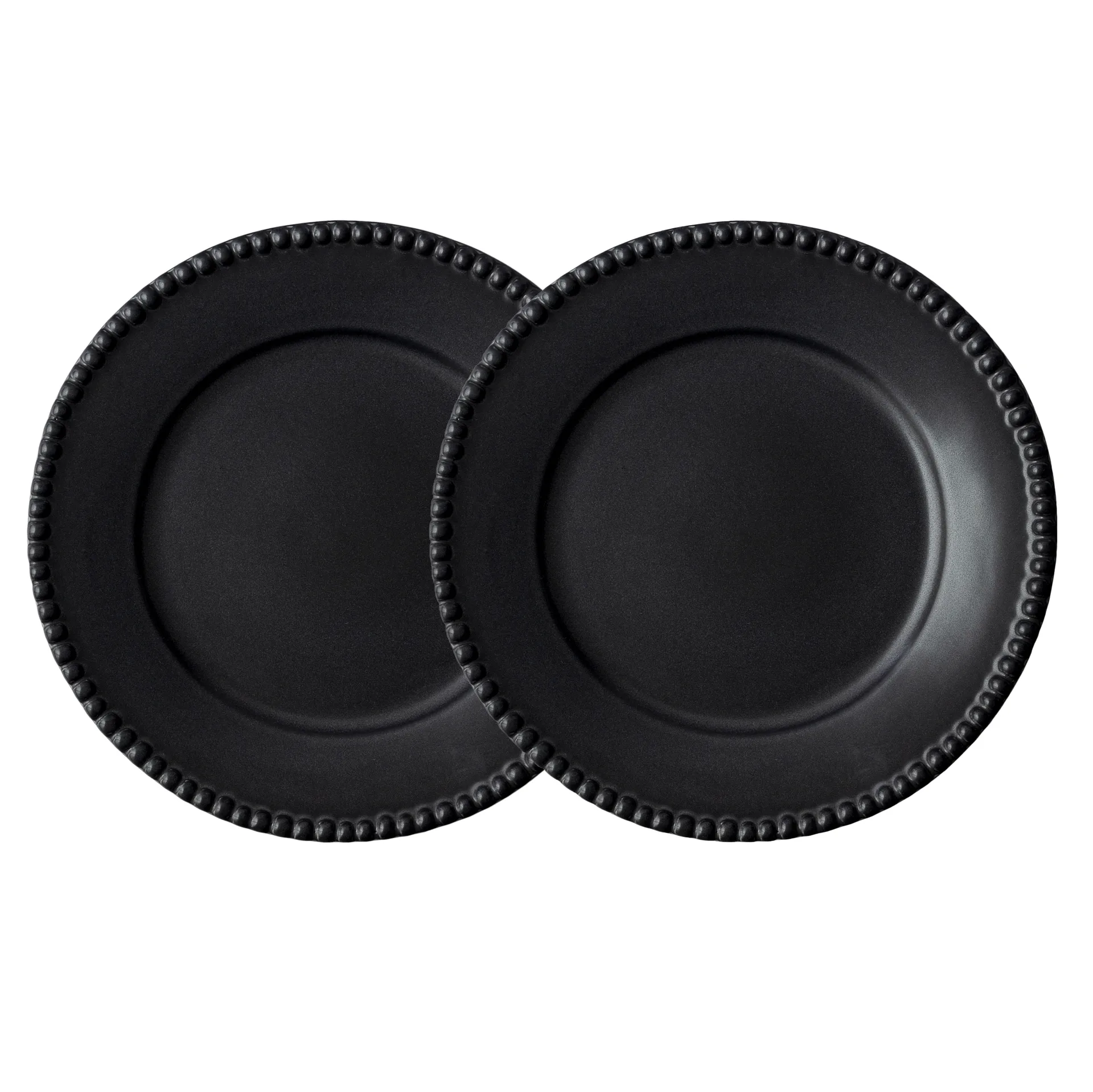 Assiette Daria Ø28 cm Lot de 2, Ink black PotteryJo
