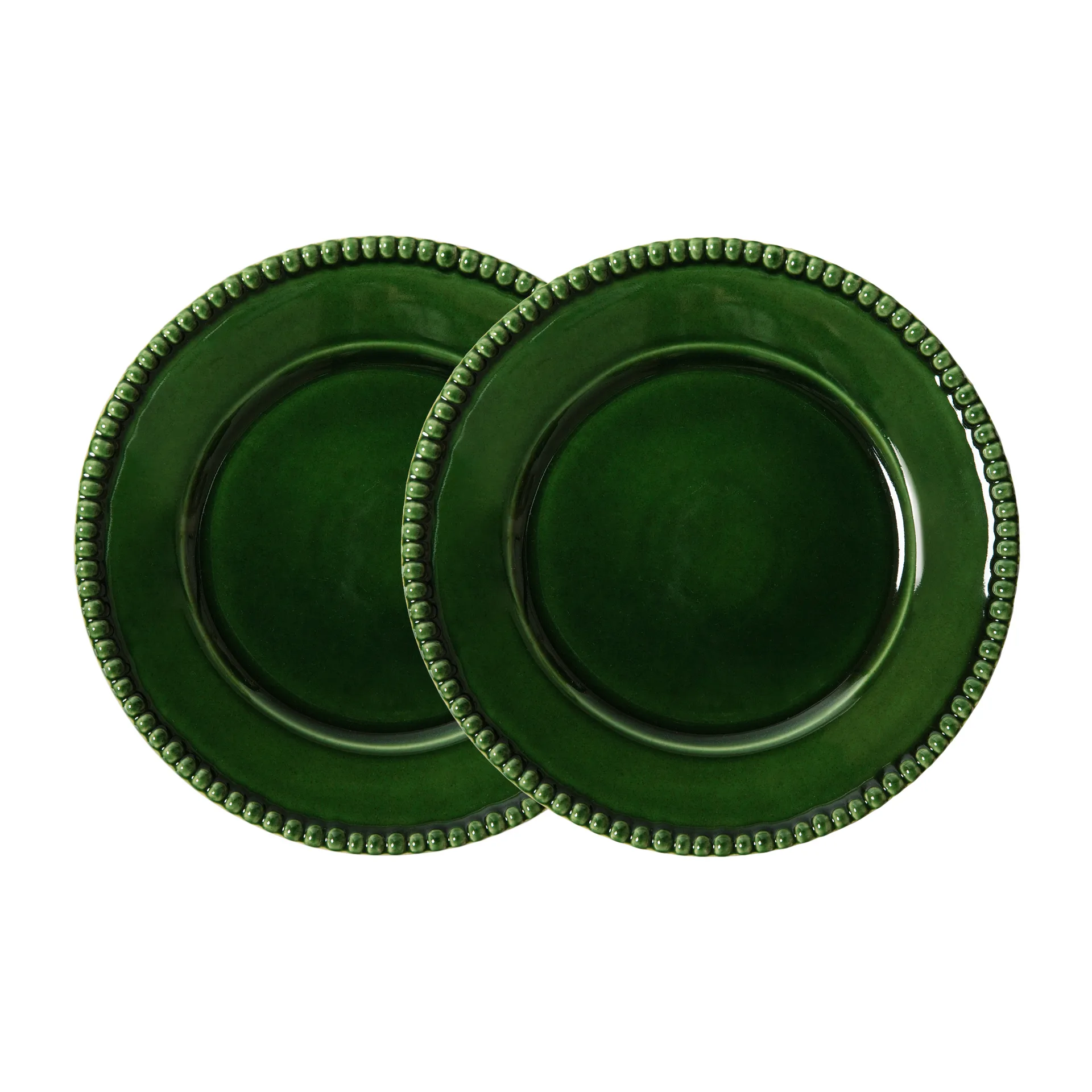 Assiette Daria Ø28 cm Lot de 2, Moss PotteryJo