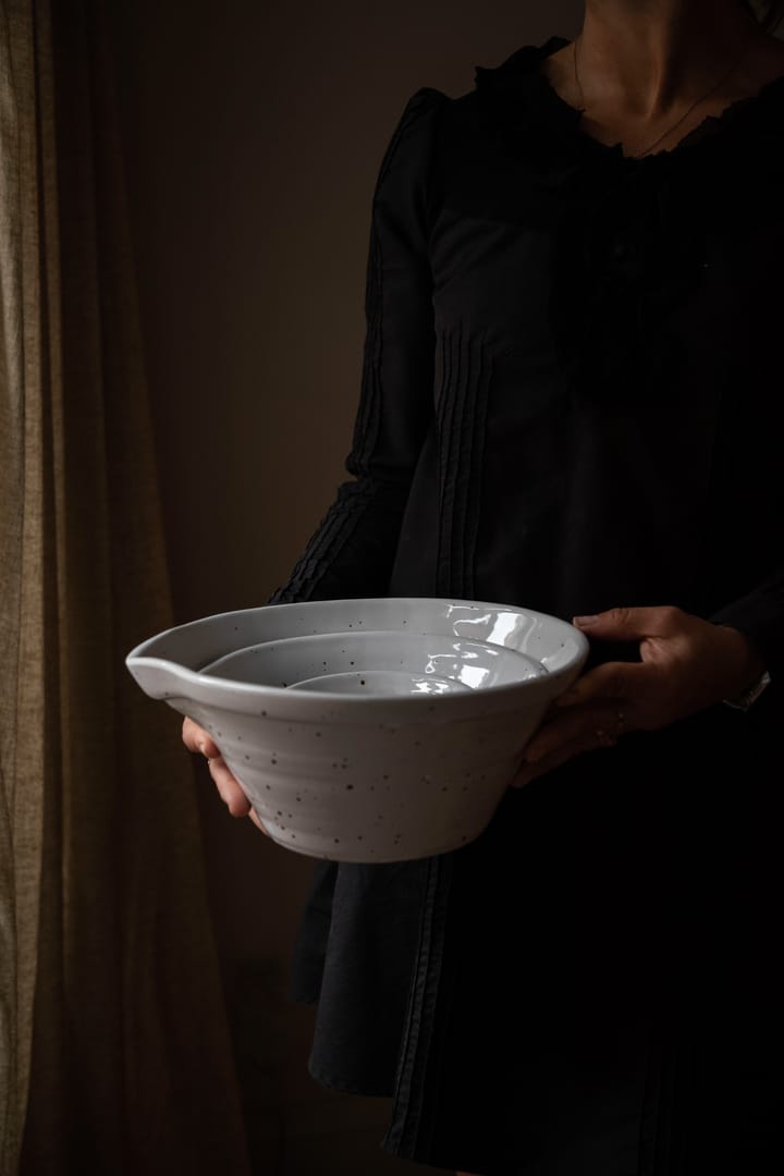 Bol à mélanger Peep 27 cm, blanc coton PotteryJo