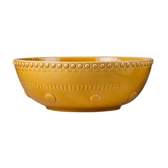 Bol à salade Daisy Ø 23 cm, Terre de Sienne PotteryJo