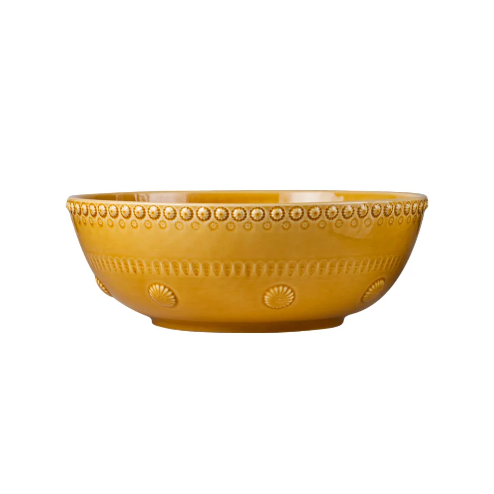 Bol à salade Daisy Ø 30 cm, terre de Sienne PotteryJo