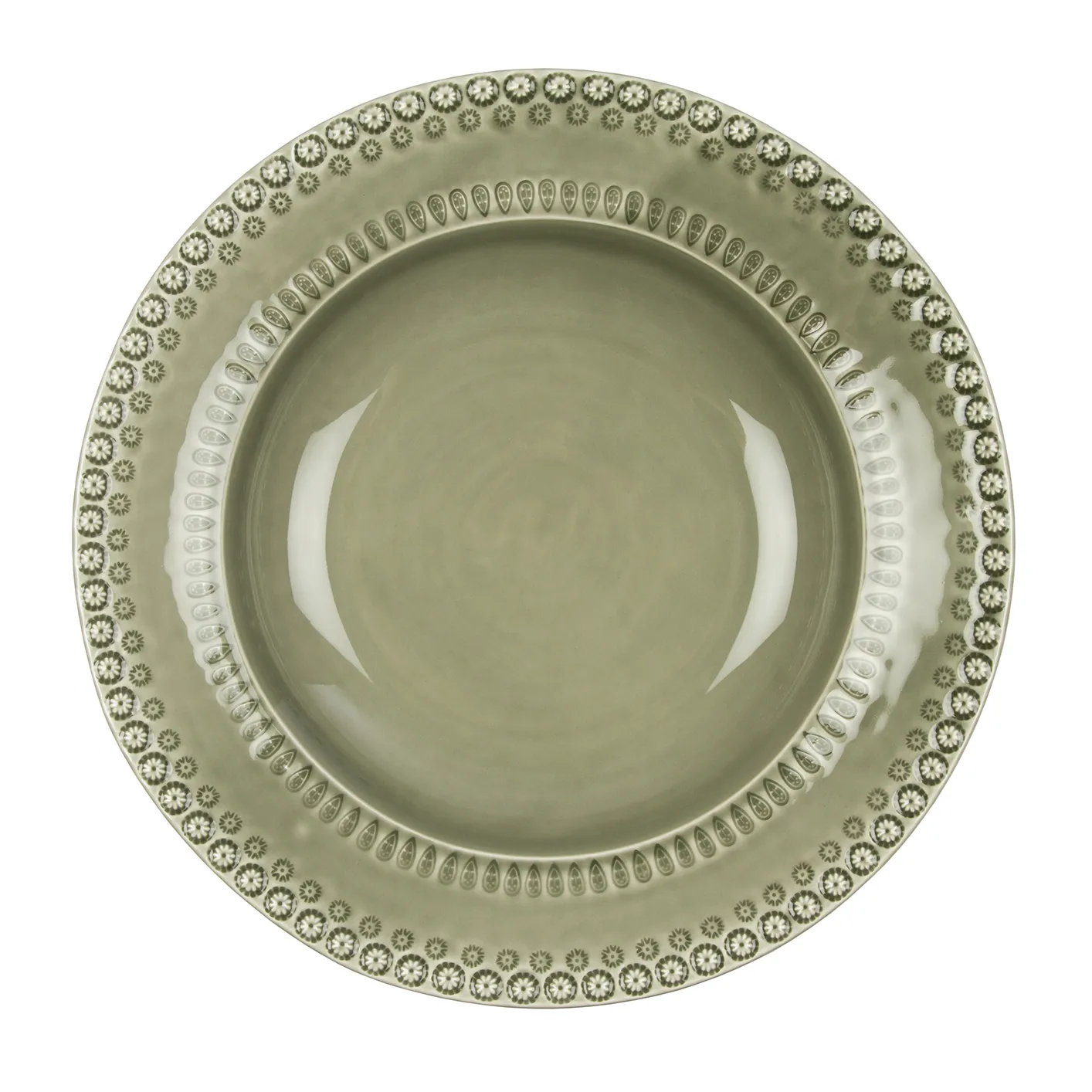 Bol de service Daisy Ø 35 cm, Faded army (vert) PotteryJo