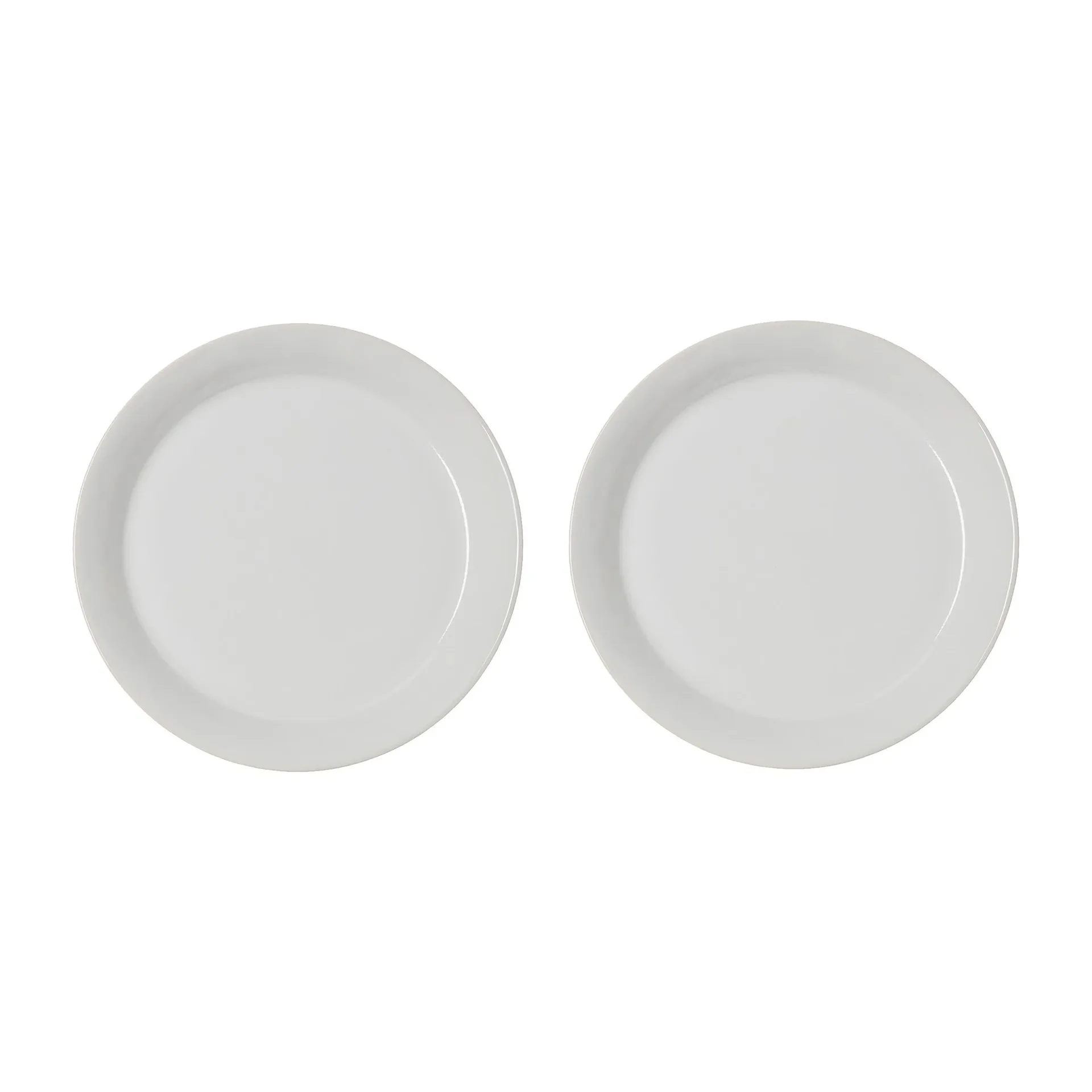 Pack de 2 assiettes Daga Ø25cm, Blanc PotteryJo