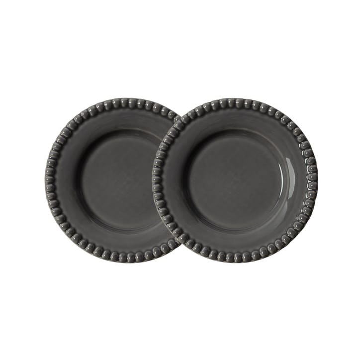 Petite assiette Daria Ø18 cm Lot de 2 - Clean grey - PotteryJo