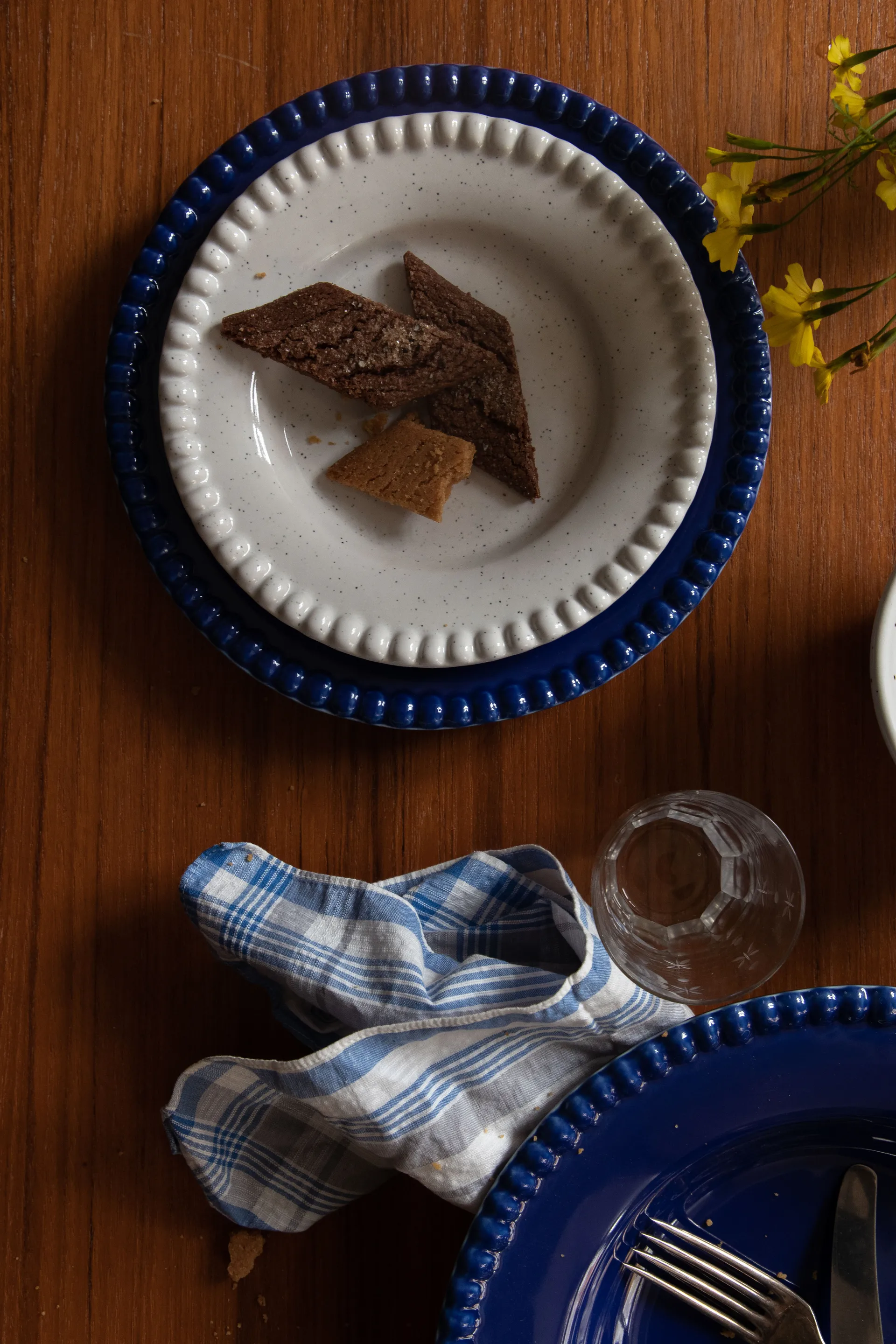 Petite assiette Daria Ø18 cm Lot de 2, Cotton white shiny PotteryJo