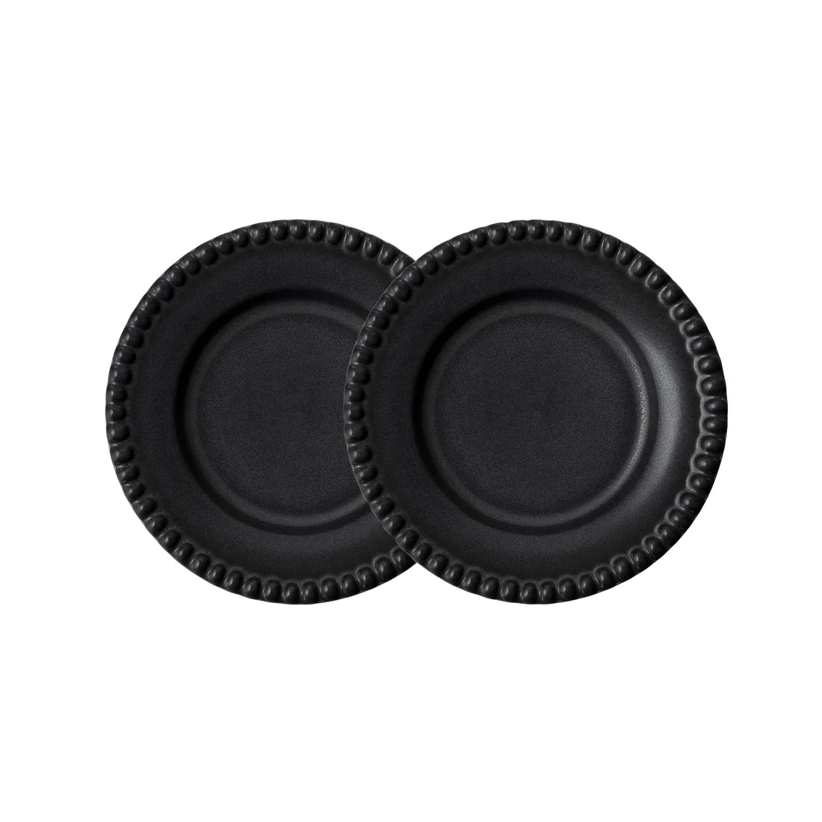 Petite assiette Daria Ø18 cm Lot de 2, Ink black PotteryJo