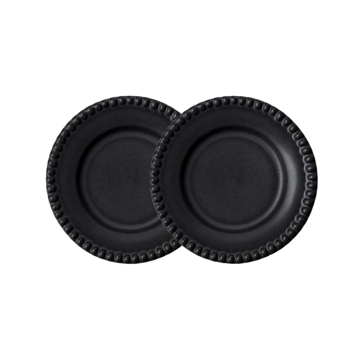 Petite assiette Daria Ø18 cm Lot de 2 - Ink black - PotteryJo