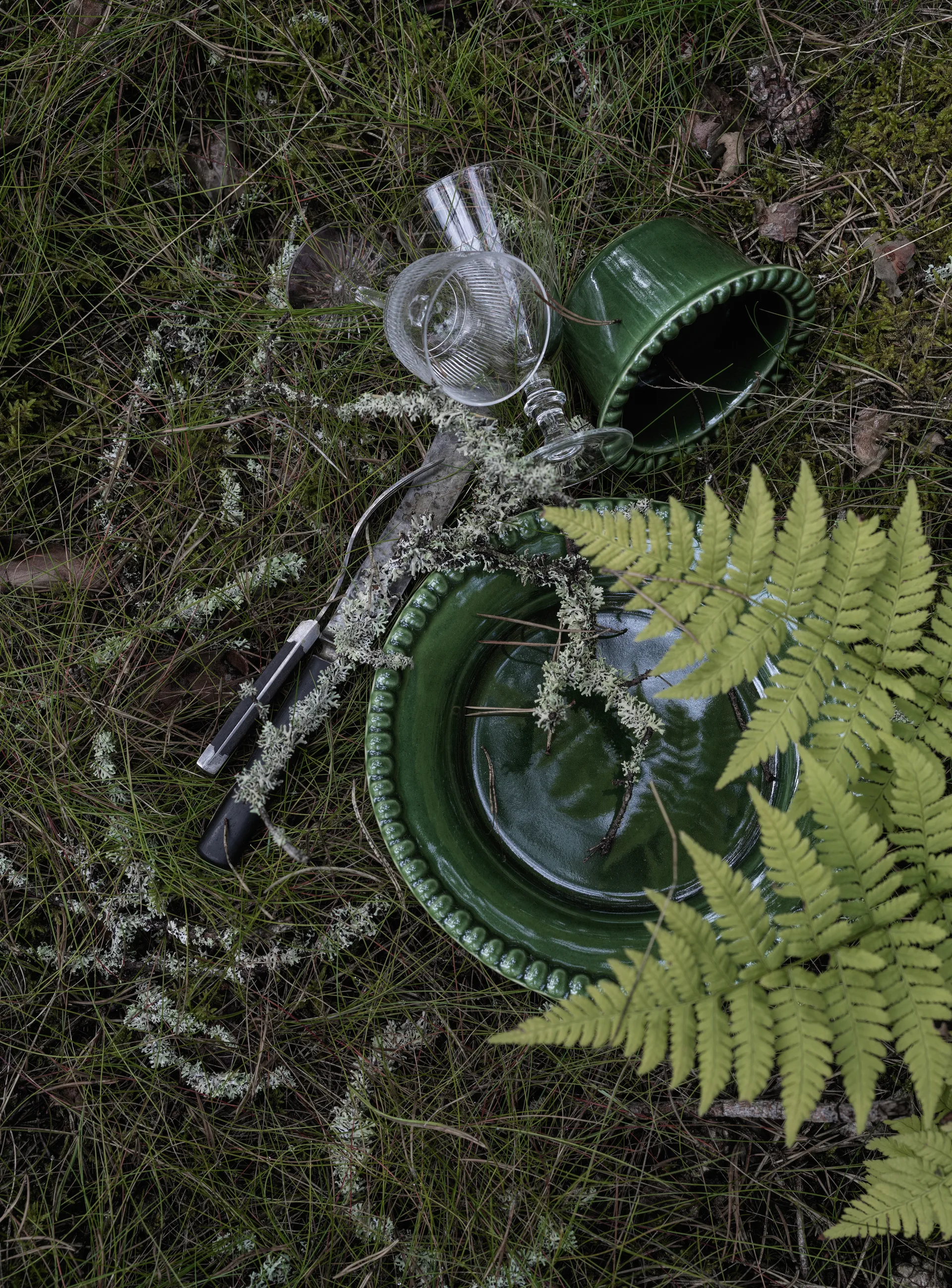 Petite assiette Daria Ø18 cm Lot de 2, Moss PotteryJo