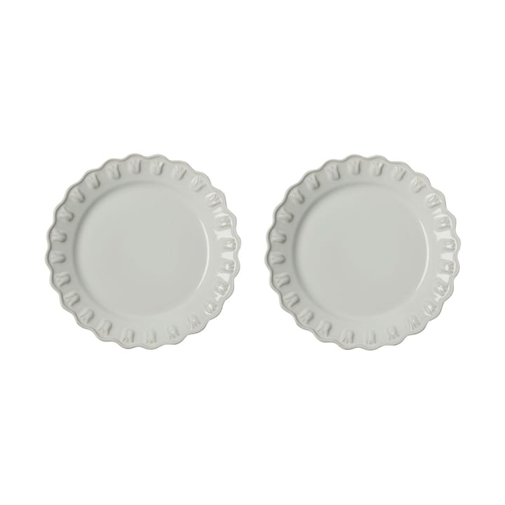 Petite assiette Tulipa Ø20 cm Lot de 2 - White - PotteryJo