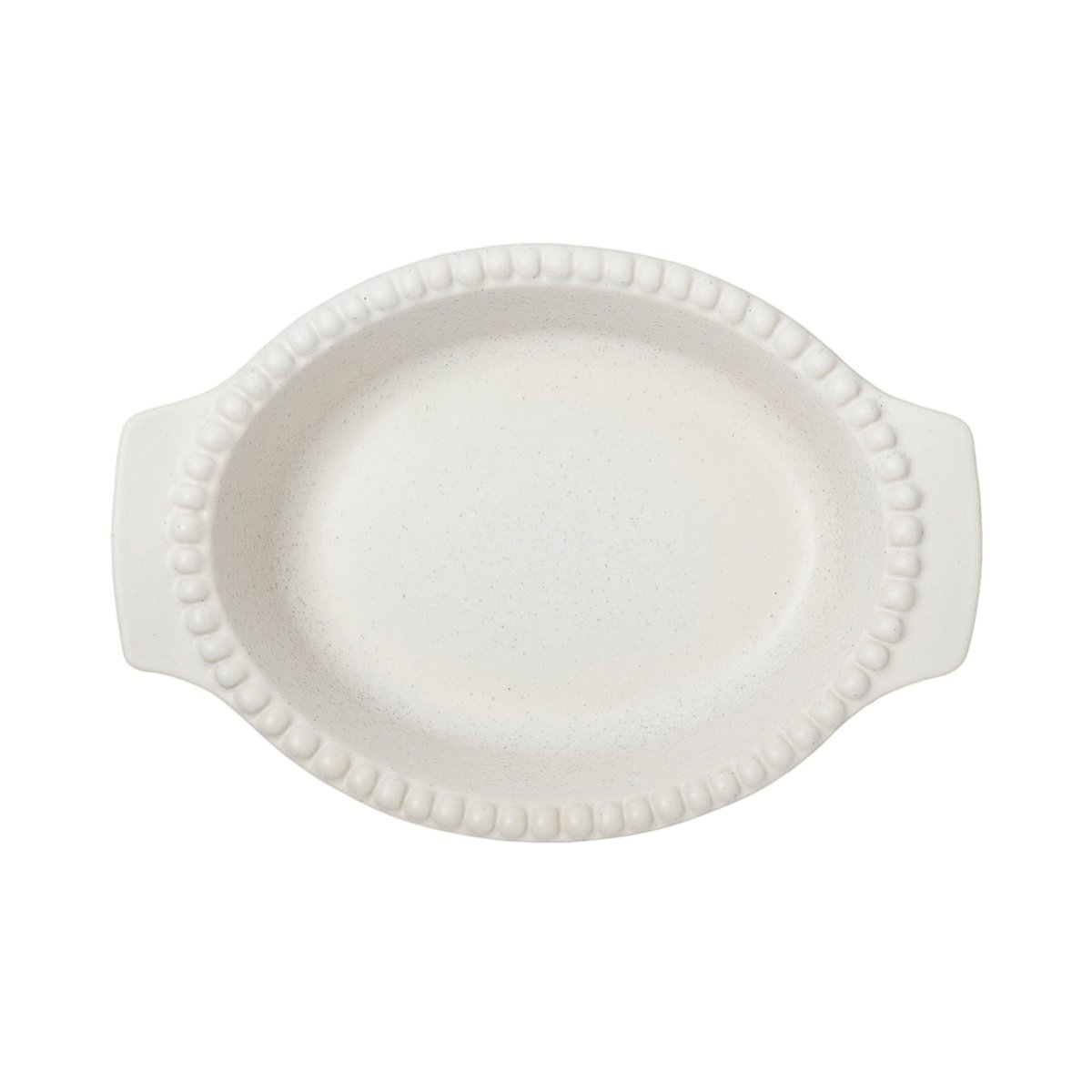 potteryjo plat à four daria 26 cm cotton white