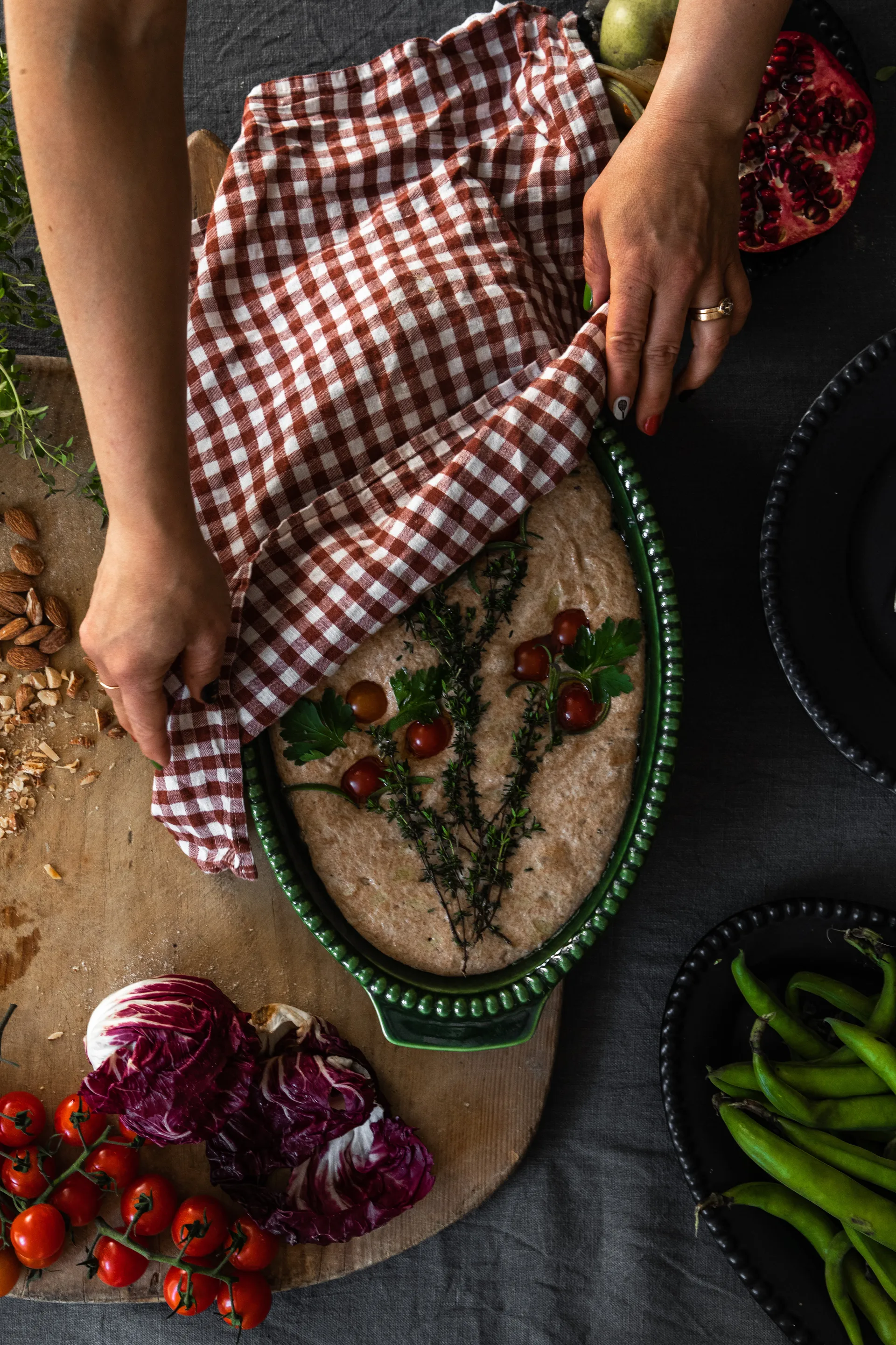 Plat à four Daria 35 cm, Moss PotteryJo