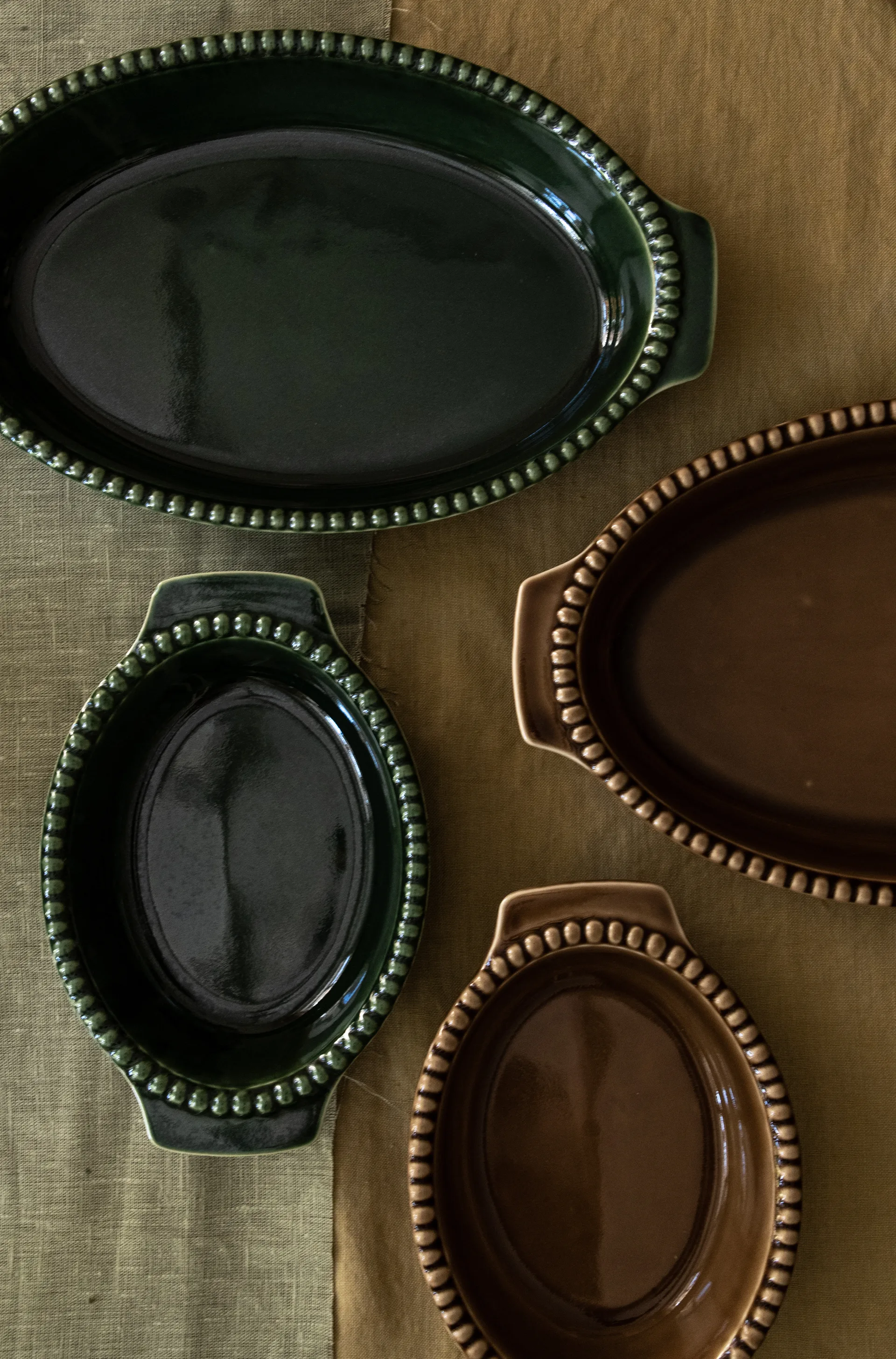 Plat à four Daria 35 cm, Moss PotteryJo