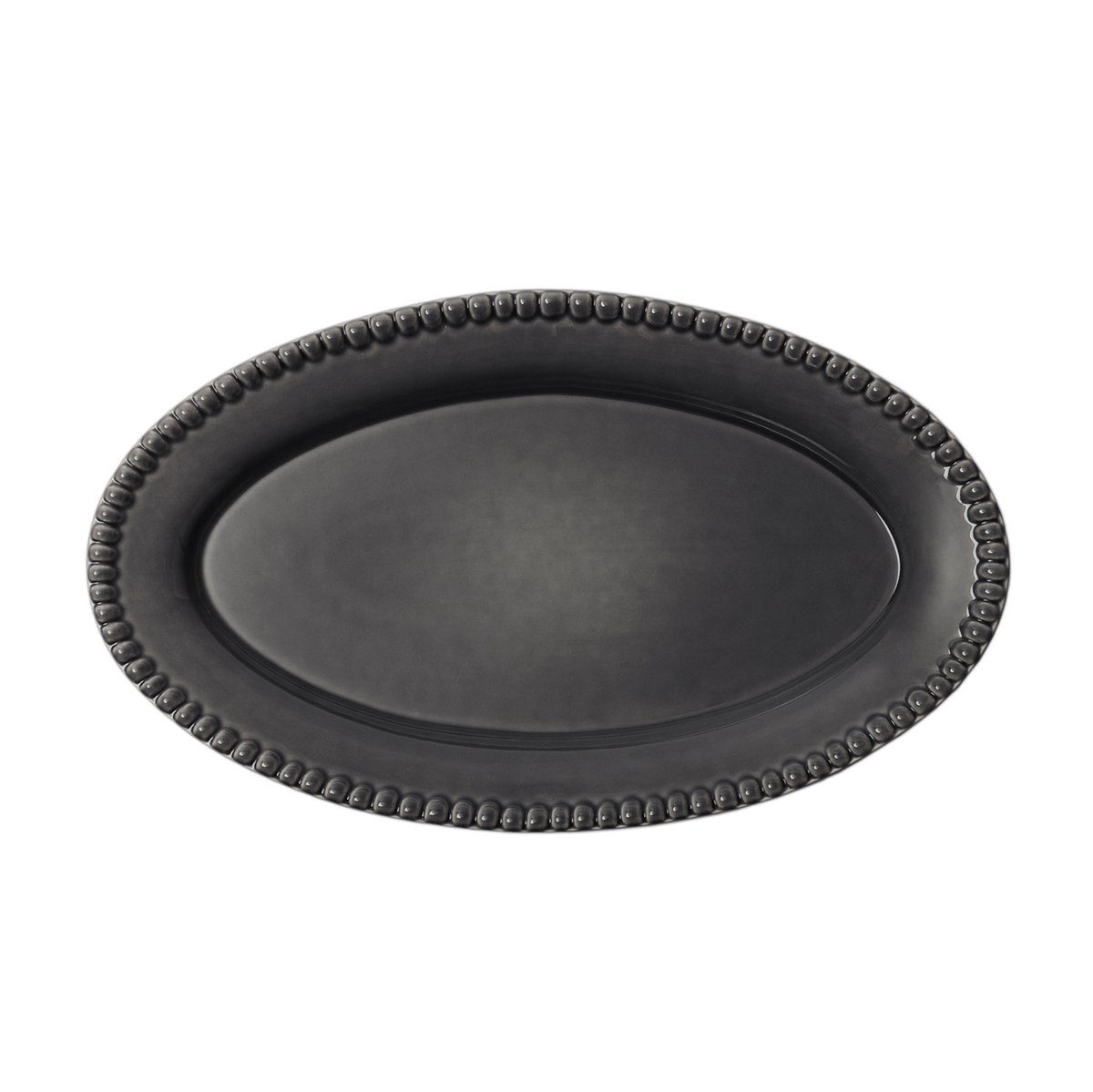 PotteryJo Plat à service Daria 35 cm grès Clean grey