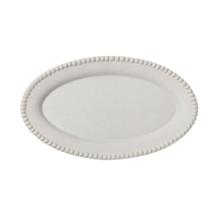 Plat à service Daria 35 cm grès - Cotton white - PotteryJo