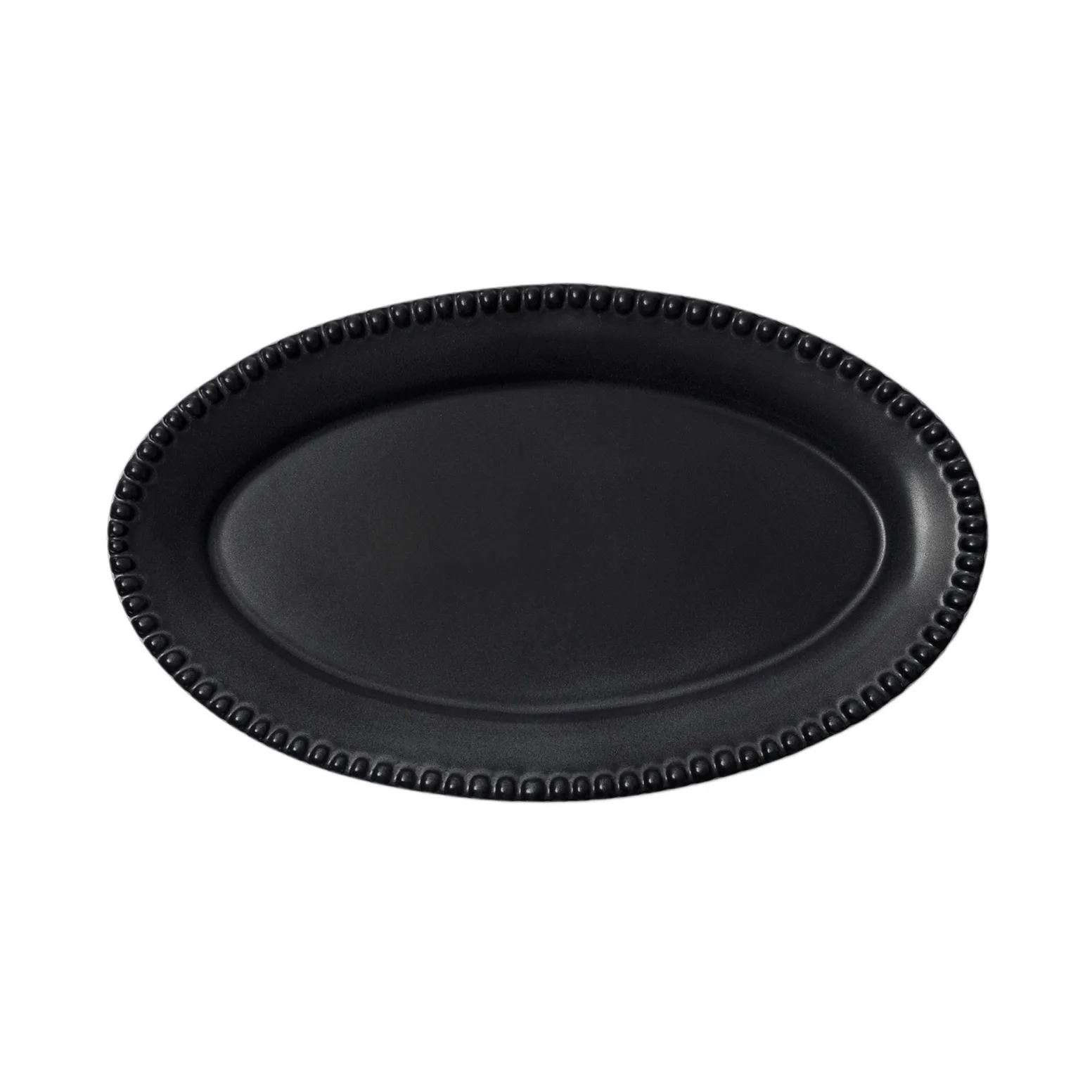 Plat à service Daria 35 cm grès, Ink black PotteryJo