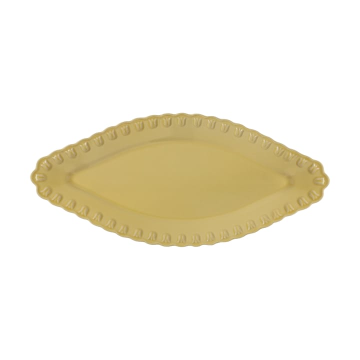 Plat ovale Tulipa 20x45 cm - Pale Moon - PotteryJo