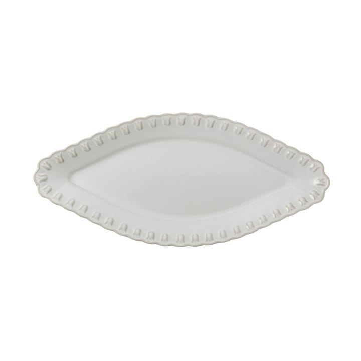 Plat ovale Tulipa 20x45 cm - White - PotteryJo