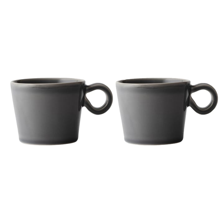 Tasse avec poignée Daria Lot de 2 - Clean grey - PotteryJo