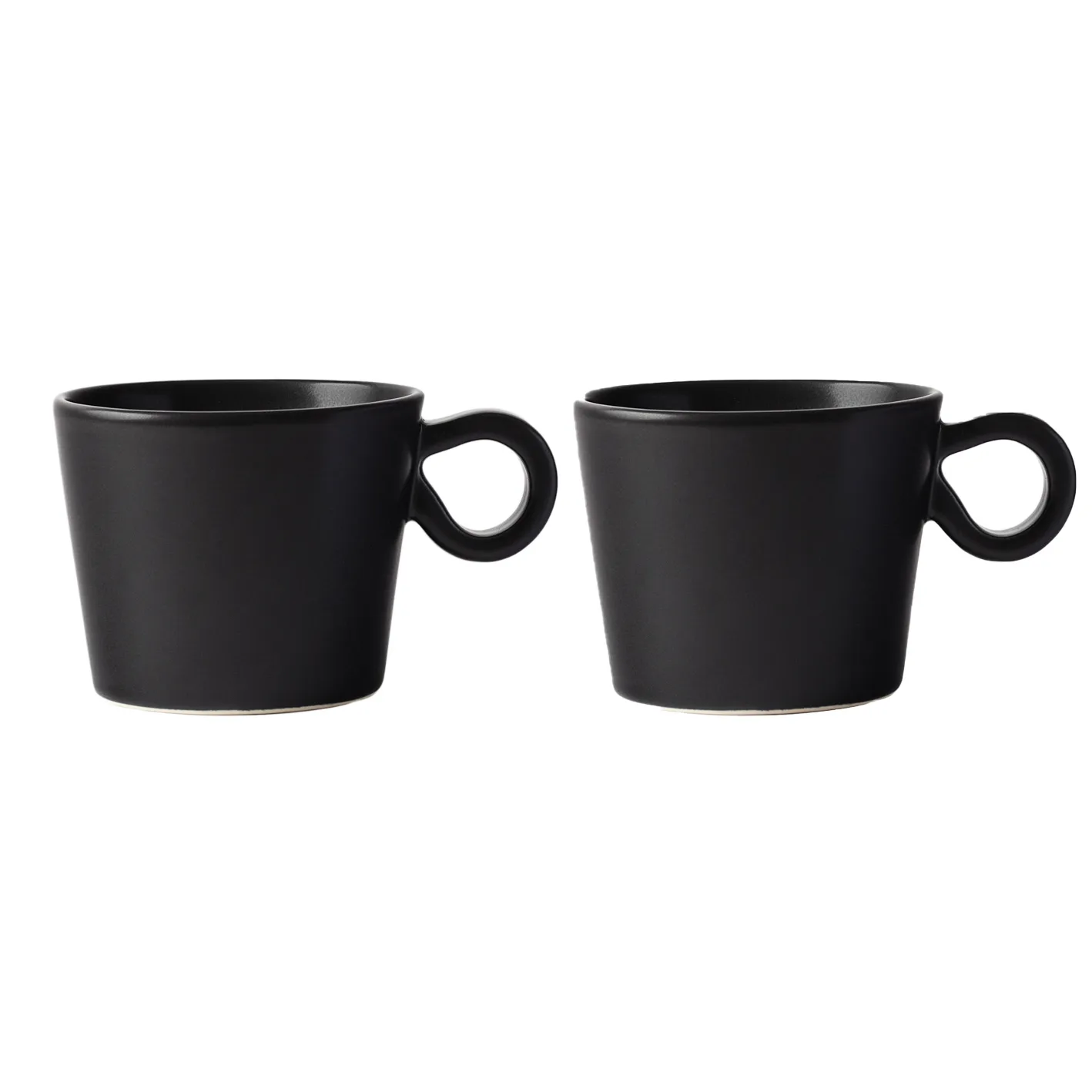 Tasse avec poignée Daria Lot de 2, Ink black PotteryJo