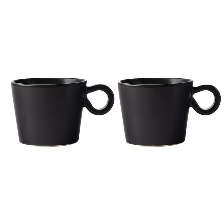 Tasse avec poignée Daria Lot de 2 - Ink black - PotteryJo