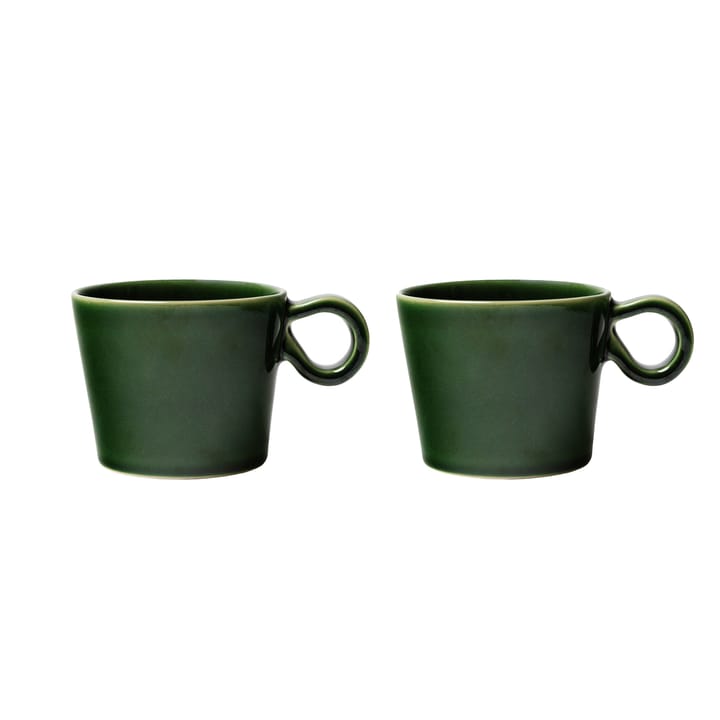 Tasse avec poignée Daria Lot de 2 - Moss - PotteryJo