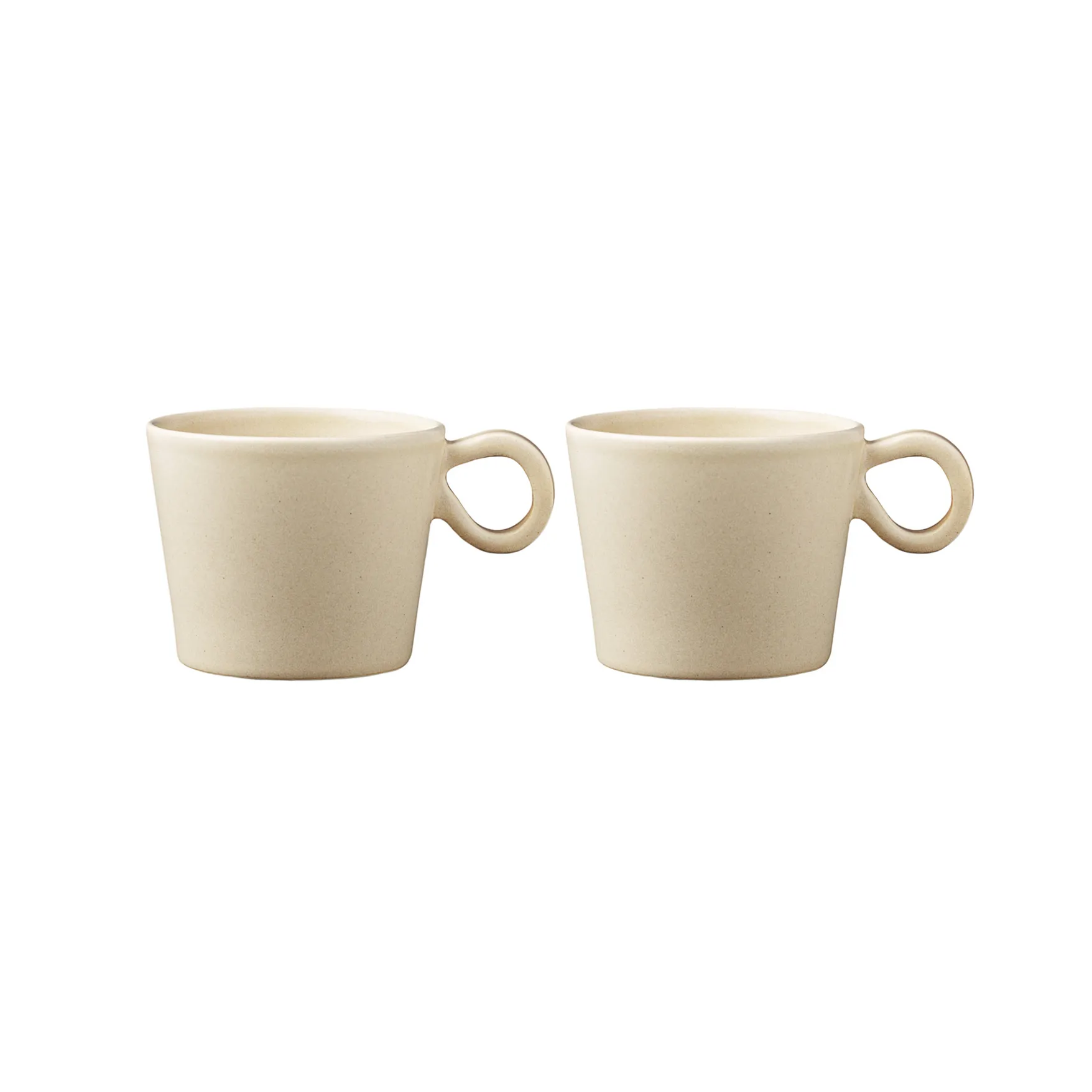 Tasse avec poignée Daria Lot de 2, Sand PotteryJo