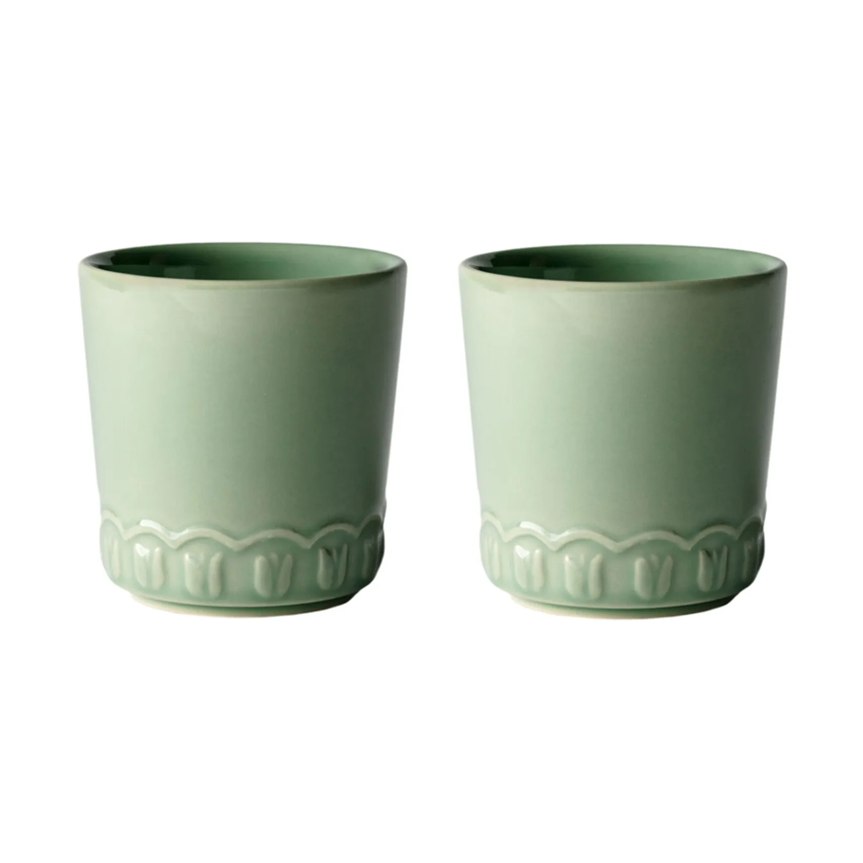 Tasse Tulipa 20 cl Lot de 2, Verona green PotteryJo