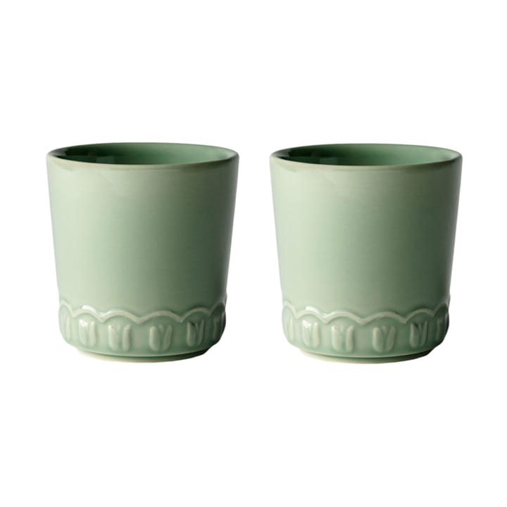 Tasse Tulipa 20 cl Lot de 2 - Verona green - PotteryJo