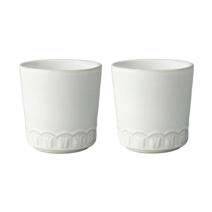 Tasse Tulipa 20 cl Lot de 2 - White - PotteryJo