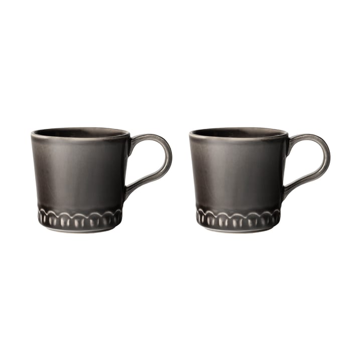 Tasse Tulipa 40 cl Lot de 2 - Almost black - PotteryJo