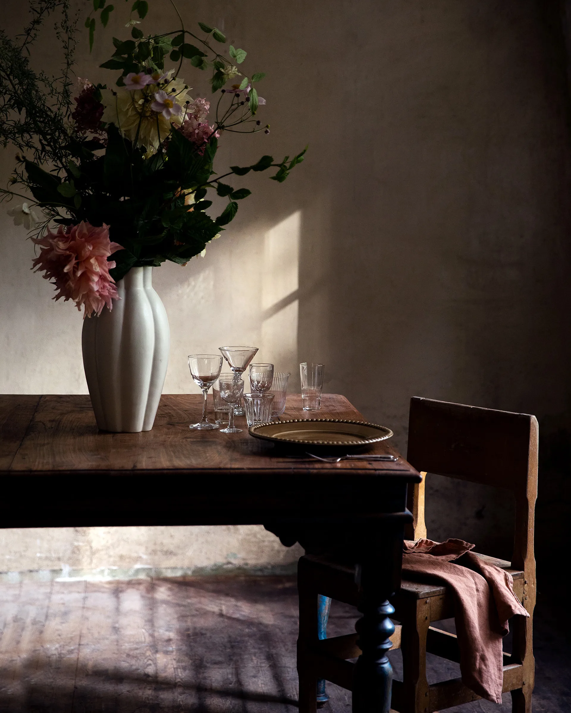 Vase Birgit 35 cm, Shell PotteryJo