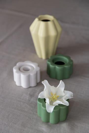 Vase/Photophore Birgit 14 cm - Pale Yellow - PotteryJo