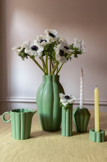 Vase/Photophore Birgit 17 cm - Olive - PotteryJo