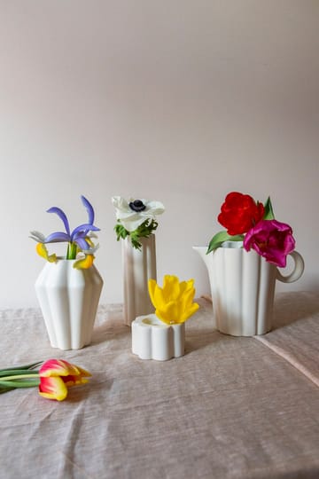 Vase/Photophore Birgit 17 cm - Shell - PotteryJo