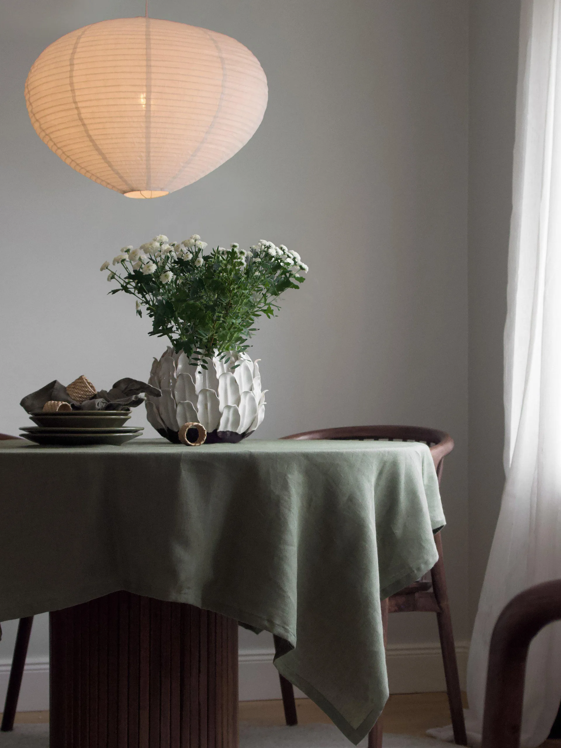 Abat-jour Verona, Blanc Ø55x40 cm PR Home