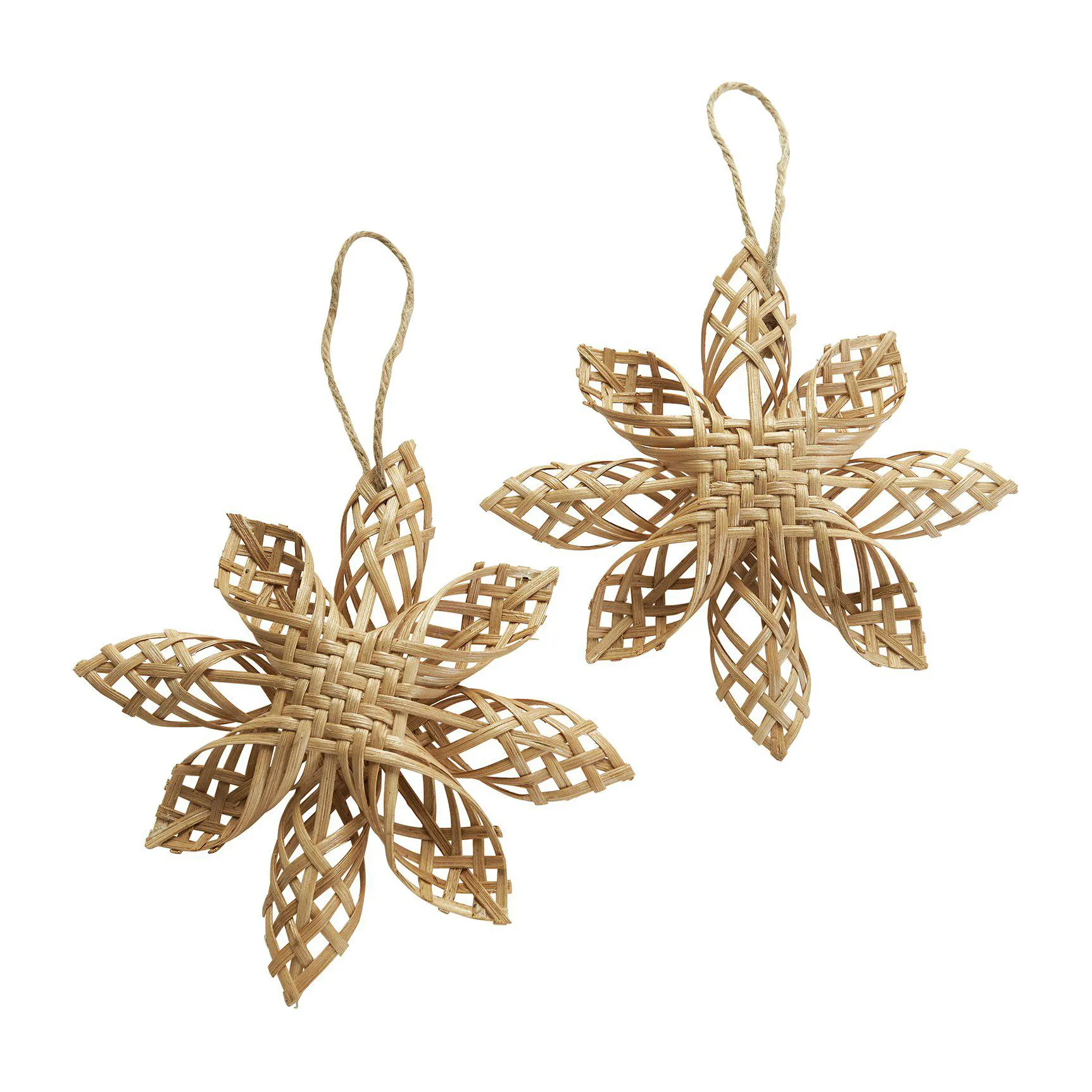 Décoration de Noël Anna Ø16 cm lot de 2, Nature PR Home