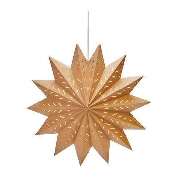 Etoile de l'avent Alfa marron - Marron, 50 cm - PR Home