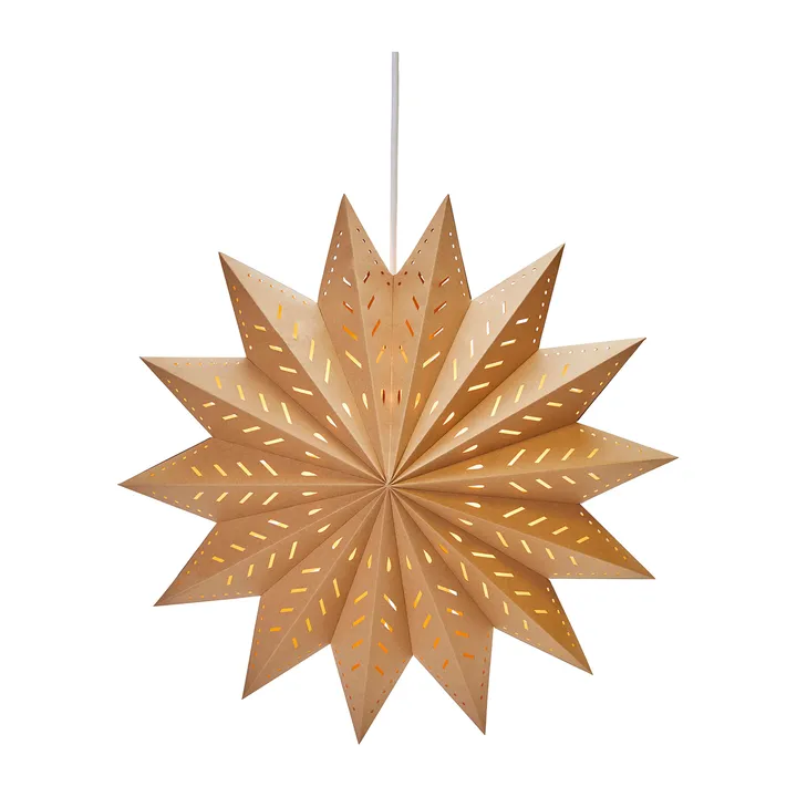 Etoile de l'avent Alfa marron - Marron, 50 cm - PR Home