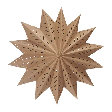 Etoile de l'avent Alfa marron - Marron, 50 cm - PR Home