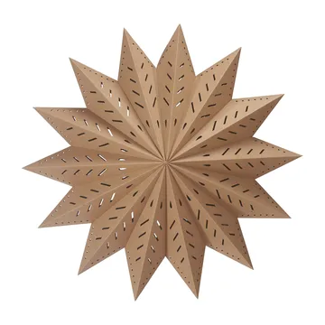 Etoile de l'avent Alfa marron - Marron, 60 cm - PR Home