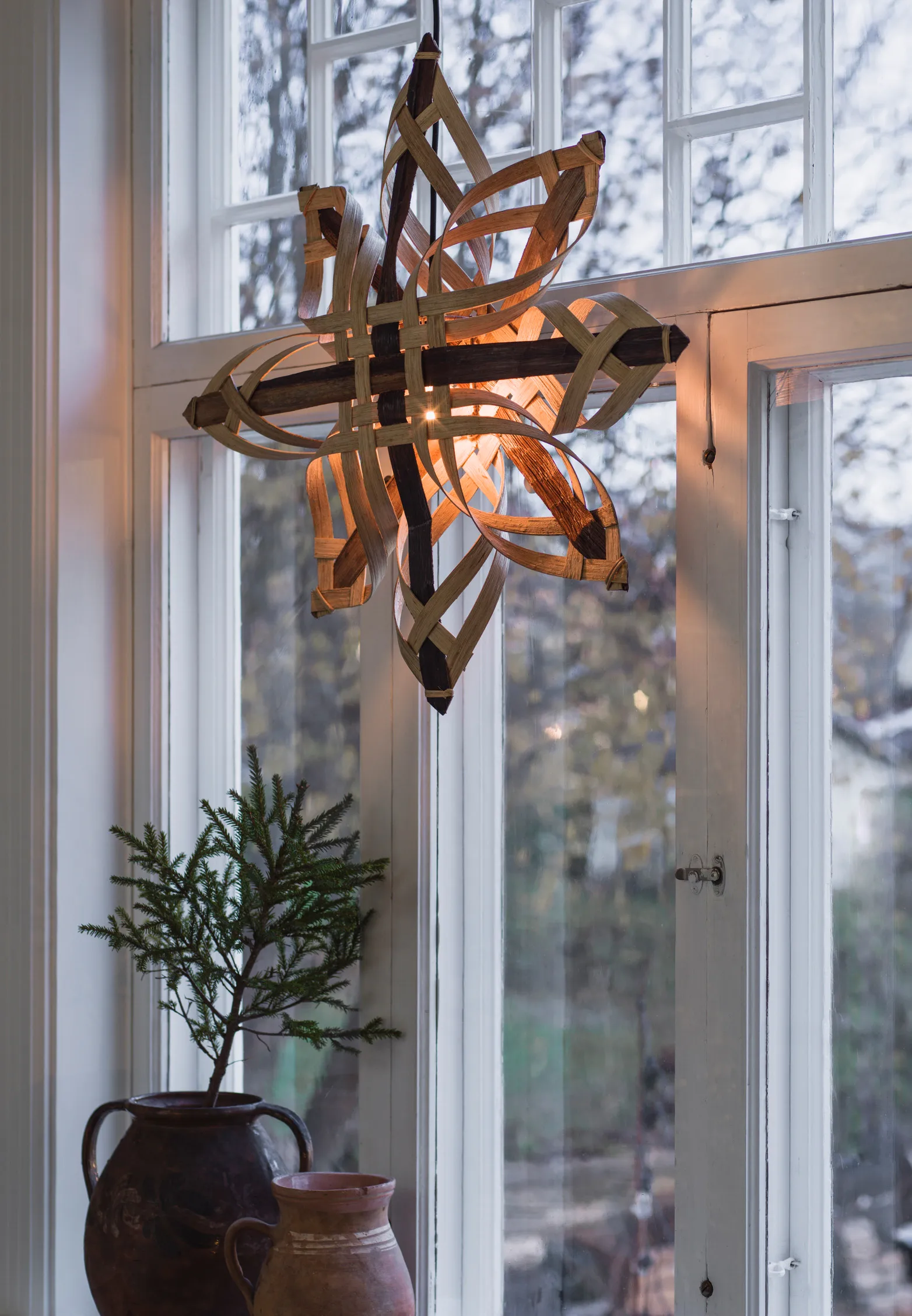 Etoile de l'avent Mary nature, 82 cm PR Home