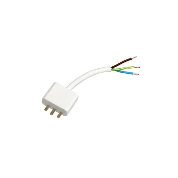 Fiche DCL avec mise à la terre - Blanc - PR Home