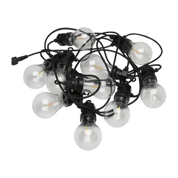 Guirlande lumineuse Glow 8,7 m - Noir - PR Home