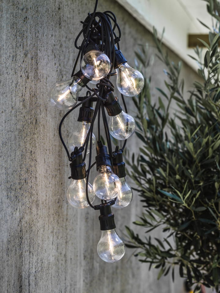 Guirlande lumineuse Glow 8,7 m, Noir PR Home