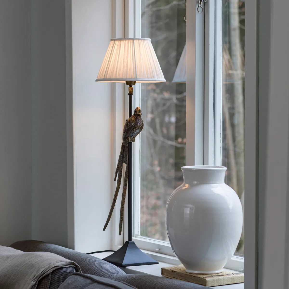 Lampadaire Birdie 70 cm, Noir-laiton PR Home